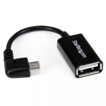StarTech.com 5in haakse micro-USB-naar-USB-OTG-host-adapter M/F
