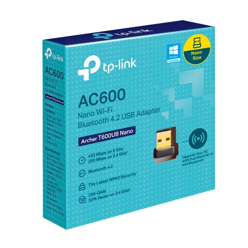 TP-Link ARCHER T600UB NANO netwerkkaart WLAN 433 Mbit/s