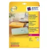 Printeretiketten No name Avery L4770-25 — transparant polyester, laser, 1000 stuks