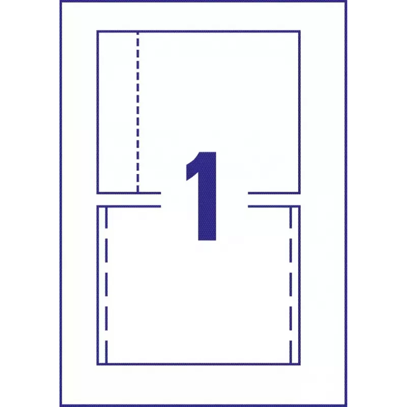 Avery Zweckform C32250-25 Inlays voor cd-jewelcases, 118 x 151 mm, wit, 25 vellen