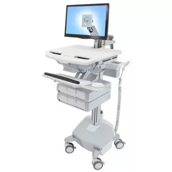 Multimediawagen Ergotron StyleView aluminium grijs wit