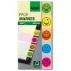 Flexibele bladwijzer Sigel HN502 blauw groen oranje roze geel 200 stuks