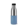 EMSA Bludrop Sleeve N3110700 drinkfles fitness, sport 500 ml roestvrij staal blauw, roestvrij staal