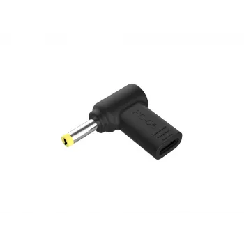 Conceptronic ABBY15PC06 DC-naar-USB-C-adapter, Lenovo/Asus/Acer/Toshiba 4,0x1,7 mm, 18-20 V