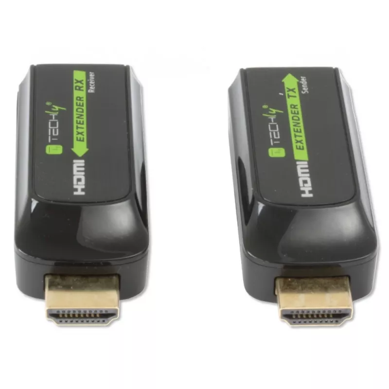 Techly IDATA EXT-E70S AV-extender AV-zender & -ontvanger zwart