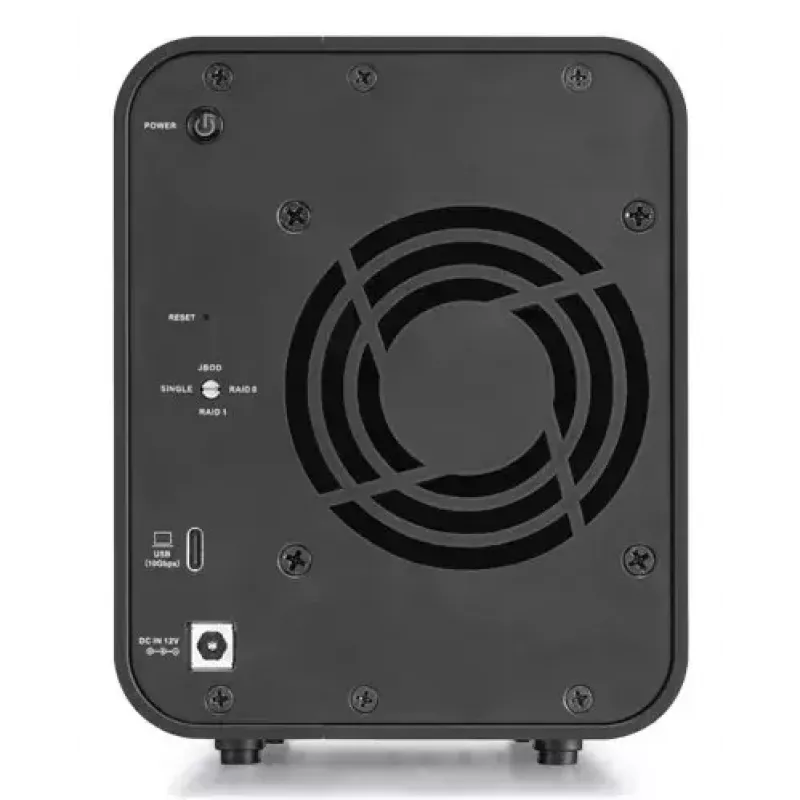 TerraMaster D2-320 disk array, 2 drives, HDD SSD, compact, desktop