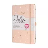 Schrijfnotitieboek Sigel Jolie JN335 A5 174 vel roze