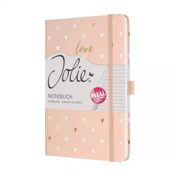 Schrijfnotitieboek Sigel Jolie JN335 A5 174 vel roze
