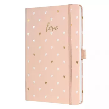 Schrijfnotitieboek Sigel Jolie JN335 A5 174 vel roze