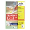 Zelfklevend printeretiket AVERY L4737REV-65 wit 6,35 x 2,96 cm