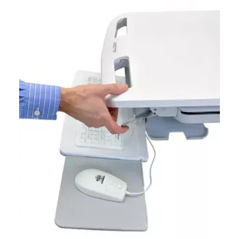 Multimediawagen Ergotron StyleView aluminium grijs wit