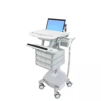 Multimediawagen Ergotron StyleView aluminium grijs wit