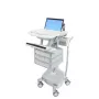 Multimediawagen Ergotron StyleView aluminium grijs wit
