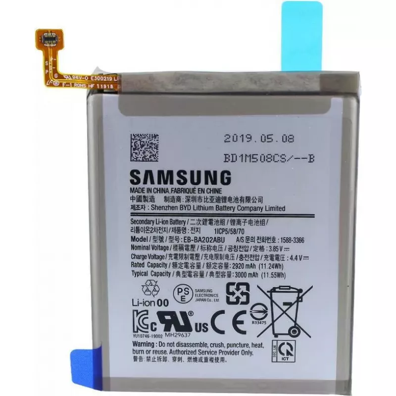 Batterij voor Samsung Galaxy A20e (GH82-20188A) — Li-Ion 3000 mAh, vervanging voor A202