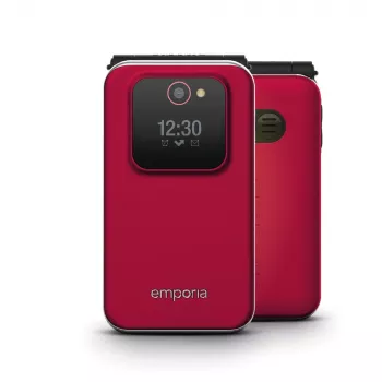 Emporia JOY 7,11 cm (2,8 inch) 113 g zwart, rood beginnersmobiel