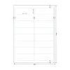 Zelfklevend etiket MediaRange MRINK147