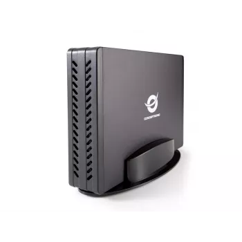 Conceptronic 3,5-inch harddiskbehuizing, HDD-behuizing, 3,5 inch, Serial ATA, Serial ATA II, Serial ATA III, 0,48 Gbit/s, USB-aansluiting, zwart