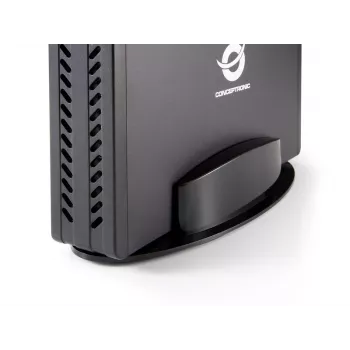 Conceptronic 3,5-inch harddiskbehuizing, HDD-behuizing, 3,5 inch, Serial ATA, Serial ATA II, Serial ATA III, 0,48 Gbit/s, USB-aansluiting, zwart