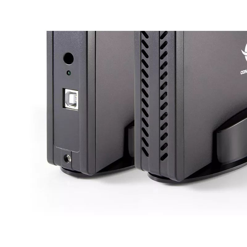 Conceptronic 3,5-inch harddiskbehuizing, HDD-behuizing, 3,5 inch, Serial ATA, Serial ATA II, Serial ATA III, 0,48 Gbit/s, USB-aansluiting, zwart