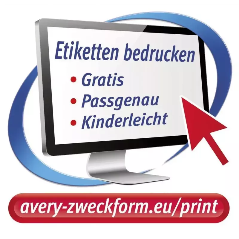 Zelfklevende etiketten Avery L7632-25