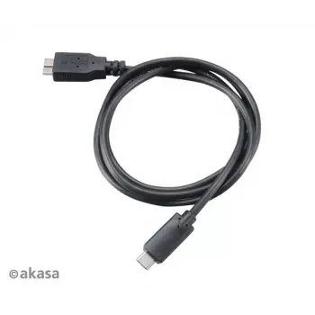 USB-kabel Akasa C/Micro-B 1m zwart