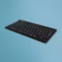 R-Go Tools ergonomisch toetsenbord R-Go Compact Break, compact toetsenbord met pauzesoftware, QWERTY (IT), Bluetooth, zwart