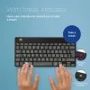 R-Go Tools ergonomisch toetsenbord R-Go Compact Break, compact toetsenbord met pauzesoftware, QWERTY (IT), Bluetooth, zwart