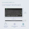 R-Go Tools ergonomisch toetsenbord R-Go Compact Break, compact toetsenbord met pauzesoftware, QWERTY (IT), Bluetooth, zwart