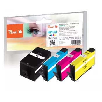 Peach PI300-977 inktpatroon 4 stuks compatibel hoge (XL) capaciteit zwart, cyaan, magenta, geel