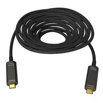 USB-kabel Kindermann 5773 000 508 USB 3.2 Gen 2 8 m USB C zwart