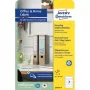 Zelfklevend etiket Avery LR4760-10 rechthoekig permanent wit