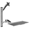 Techly ICA-PLW 02 monitorhouder / standvoet 68,6 cm (27 inch) wand zilver