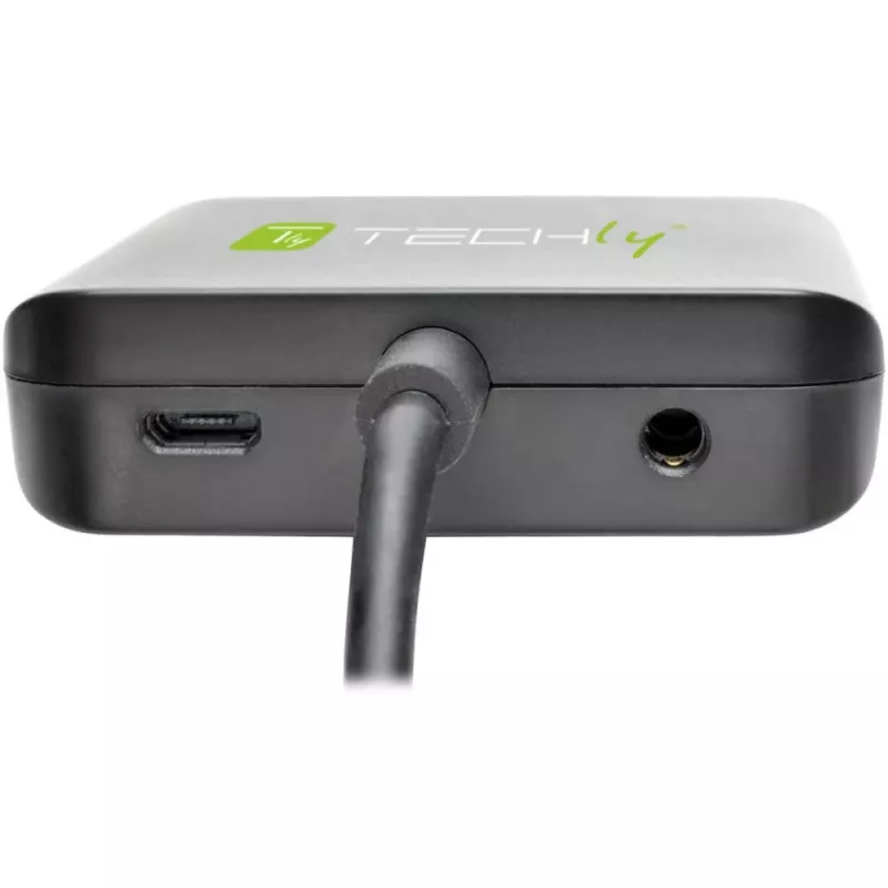 Techly HDMI-audio-extractor stereo/audio 5.1 kanalen 4K 3D IDATA HDMI-VGA8