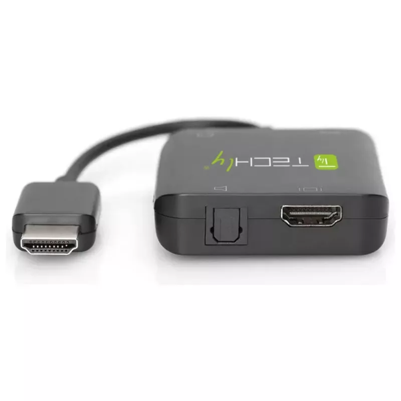 Techly HDMI-audio-extractor stereo/audio 5.1 kanalen 4K 3D IDATA HDMI-VGA8