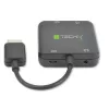 Techly HDMI-audio-extractor stereo/audio 5.1 kanalen 4K 3D IDATA HDMI-VGA8