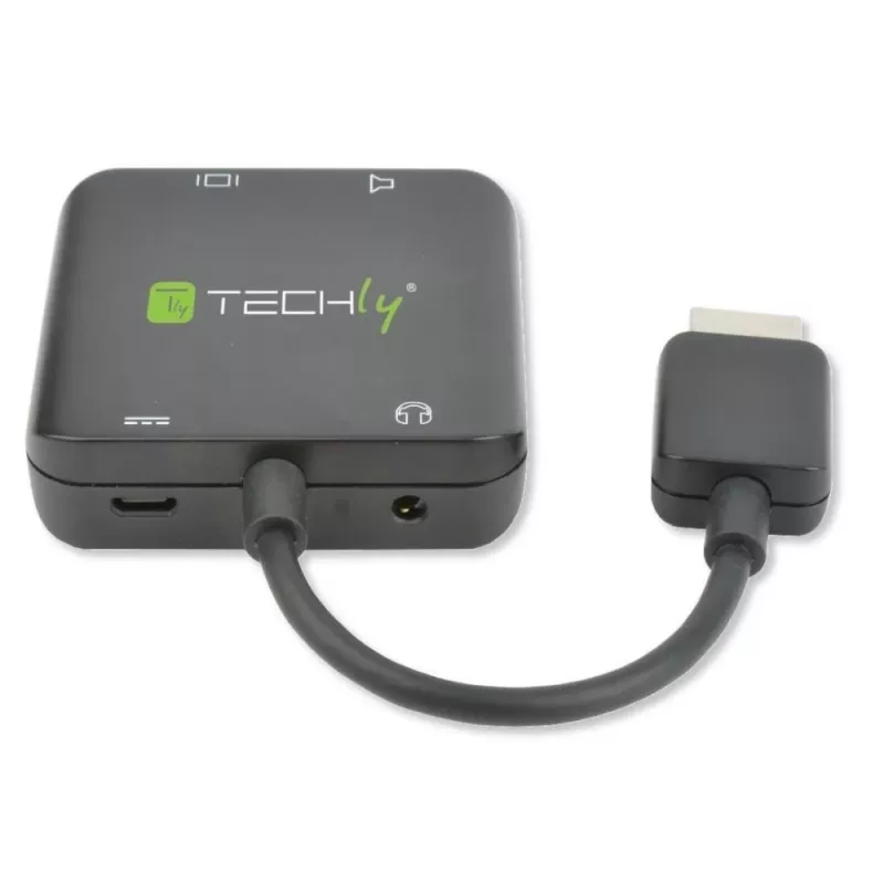 Techly HDMI-audio-extractor stereo/audio 5.1 kanalen 4K 3D IDATA HDMI-VGA8
