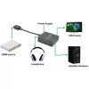 Techly HDMI-audio-extractor stereo/audio 5.1 kanalen 4K 3D IDATA HDMI-VGA8
