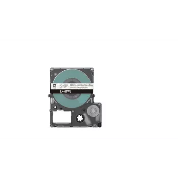 Etikettenband Epson LK-6TWJ transparant wit thermotransfer 2,4 cm