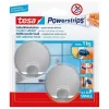 Handdoekhaak TESA 57044-00000 metallic binnen 2 stuks