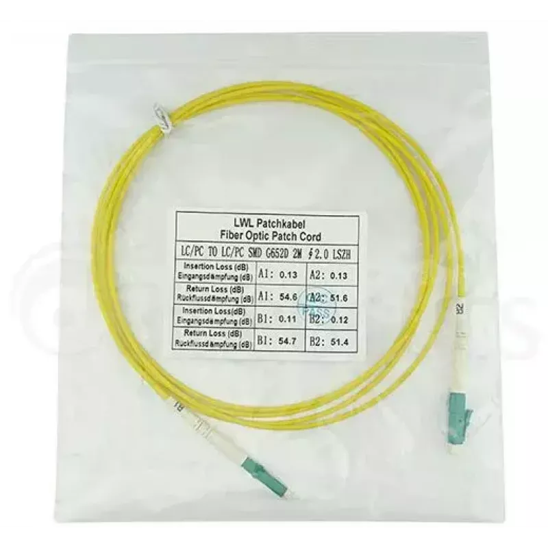 BlueOptics SFP2121BU7.5MM InfiniBand glasvezelkabel 7,5 m LC geel
