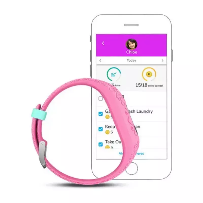 Armband-activiteitstracker Garmin Vivofit Jr.2 roze MIP-display 88x88
