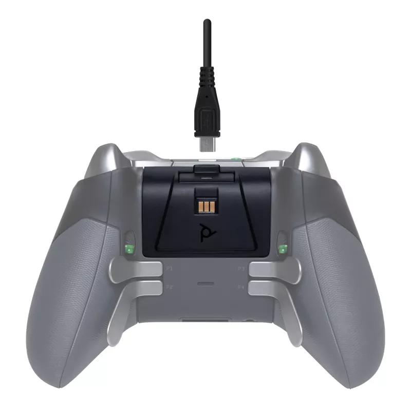 PDP Gaming Play & Charge Kit, Xbox One, gaming-controlleraccu, zwart, polycarbonaat, 3 m, Microsoft