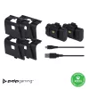 PDP Gaming Play & Charge Kit, Xbox One, gaming-controlleraccu, zwart, polycarbonaat, 3 m, Microsoft