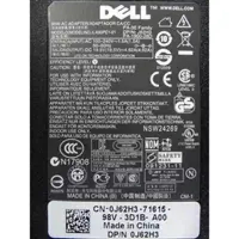 DELL J62H3 voeding/adapter indoor 90 W zwart