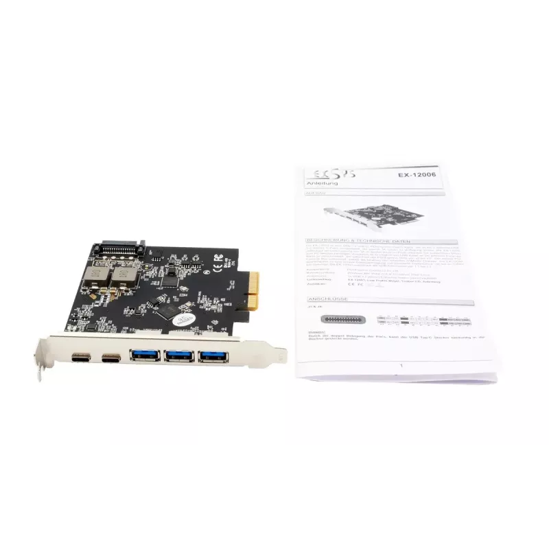 Interfacekaart EXSYS EX-12006 interne USB 3.2 Gen 2