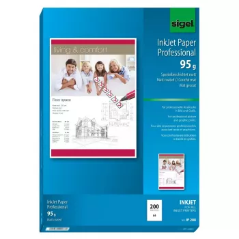 Printerpapier A4 Sigel IP288 mat 200 vel wit
