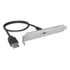 ICY BOX USB Type-C backpanel met interne USB Type-E aansluiting