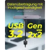 ICY BOX USB Type-C backpanel met interne USB Type-E aansluiting