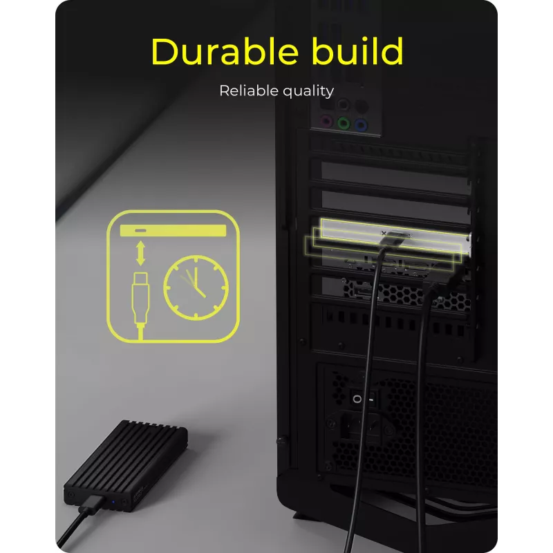 ICY BOX USB Type-C backpanel met interne USB Type-E aansluiting
