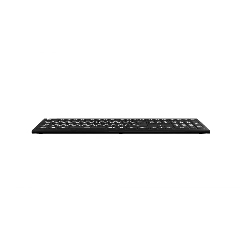 Toetsenbord Logickeyboard LKB-LPWB-A2PC-FR universeel USB AZERTY Frans zwart